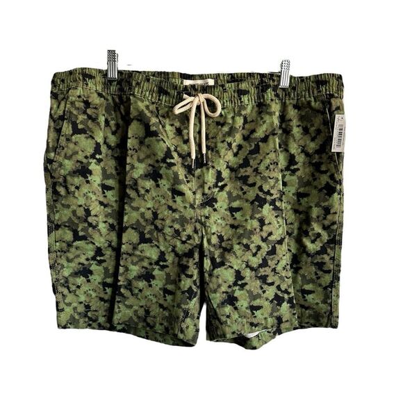 NWT Goodthreads Men’s Pull On Comfort Stretch Canvas 7” Shorts Camo - Size XXL - Picture 7 of 7